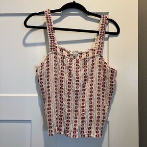 American Eagle Ruffle Tank